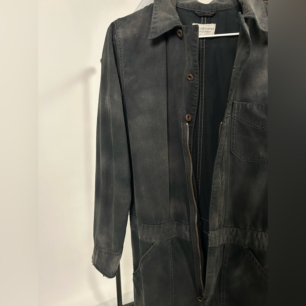 Ralph Lauren Black Jean Denim Coveralls - Picture 4 of 9